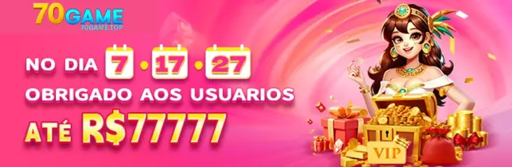 Promoções exclusivas do 70GAME cassino