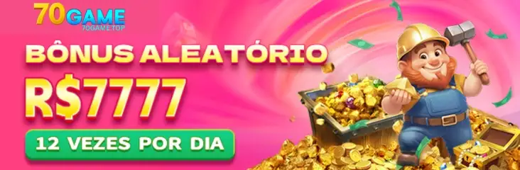 Promoções exclusivas do 70GAME cassino